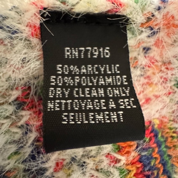 Anthropologie Akemi + Kin White Aurora Eyelash Wrap Kimono Open cardigan O/S - Picture 6 of 7